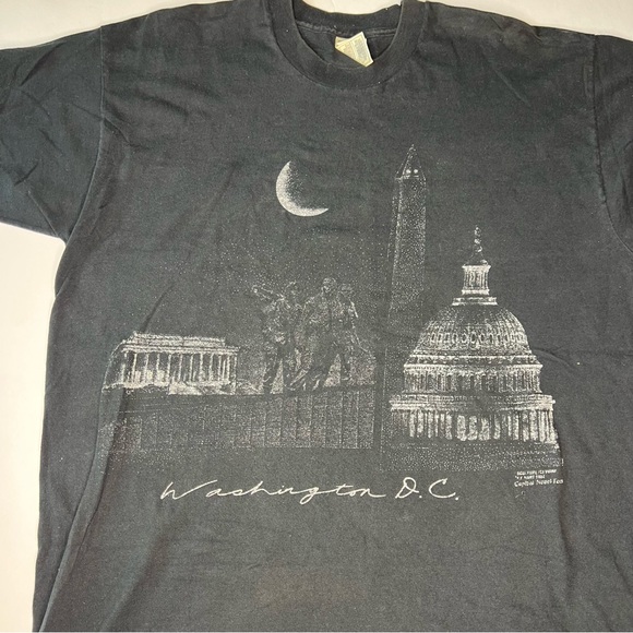 Vintage 1997 fruit of the loom single stitch size xl Washington DC sceen - Picture 2 of 8